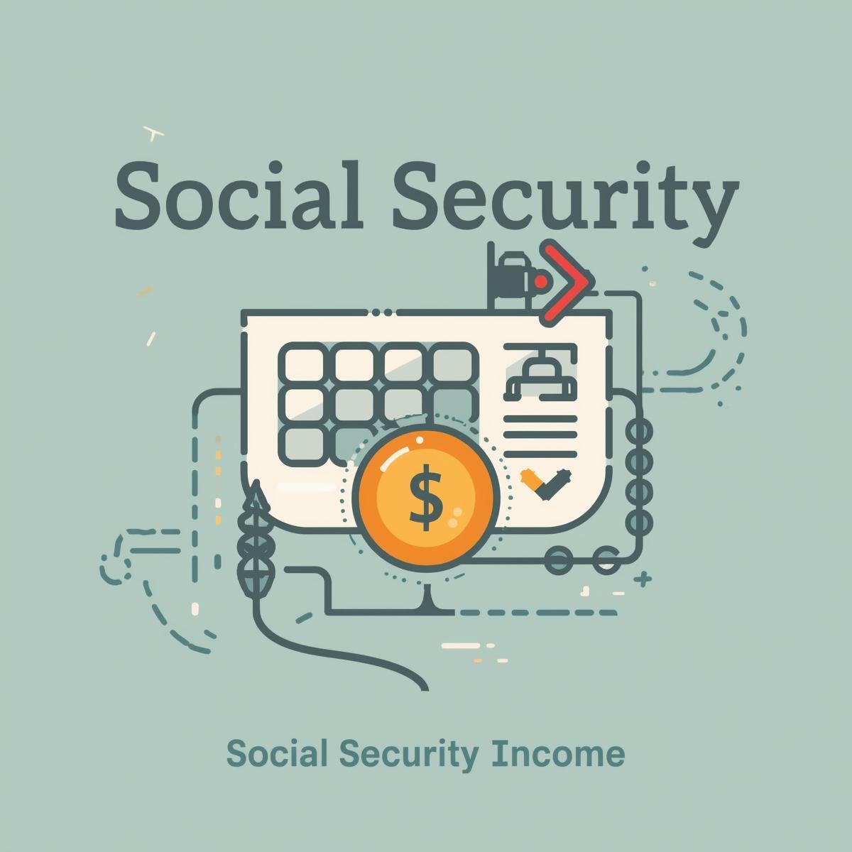 Social Security A picture of a cash register.