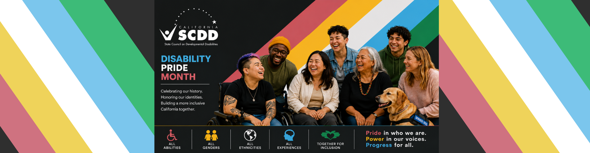 Disability Pride Month Banner